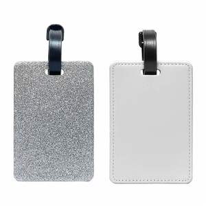 Étiquette de bagage vierge en cuir PU pour sublimation et impression par transfert thermique, idéale pour le transport et les cadeaux promotionnels et d'affaires - Product Image 4