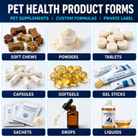 OEM ODM Label Pribadi Formula Khusus Anjing & Kucing Kunyahan Lunak Omega-3 Biotin Seng Nutrisi Kulit Sensitif Suplemen Hewan Peliharaan