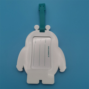 Custom Cute Cartoon PVC Luggage Tag for Kids Travel <b>Suitcase</b> Bag Decoration Promotion Gift PVC Lovely <b>Suitcase</b> Tags for Bags - Product Image 5