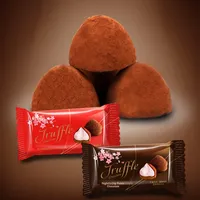 Barra de chocolate de trufa de 500g personalizable, aperitivo de Año Nuevo elegante de boda con ingredientes de galleta de sabor a café, bienvenida OEM
