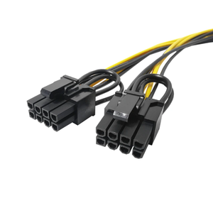 Câble d'<span class=keywords><strong>alimentation</strong></span> PCIe multi-longueur <span class=keywords><strong>6</strong></span> <span class=keywords><strong>broches</strong></span> vers double <span class=keywords><strong>8</strong></span> <span class=keywords><strong>broches</strong></span> (<span class=keywords><strong>6</strong></span>+2) adaptateur GPU avec fils de cuivre 18AWG pour <span class=keywords><strong>alimentation</strong></span> de <span class=keywords><strong>carte</strong></span> <span class=keywords><strong>graphique</strong></span> - Product Image 4