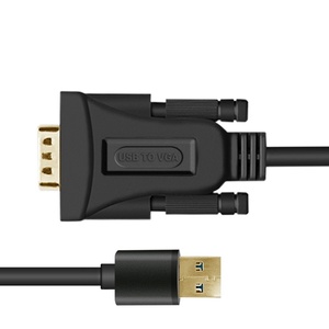 USB 3.0 <span class=keywords><strong>VGA</strong></span> adaptörü evrensel ekran dönüştürücü için 1080P HD çıkış kararlı sinyal kolay kullanım hiçbir sürücü gerekli durum yeni OTP - Product Image 1
