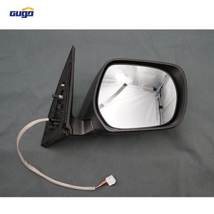 GUGO Nouveaux rétroviseurs latéraux blancs réfléchissants résistants aux UV pour Prado 1998-2007, gauche et droite, avec détection d'angle mort, ajustement universel - Product Image 3
