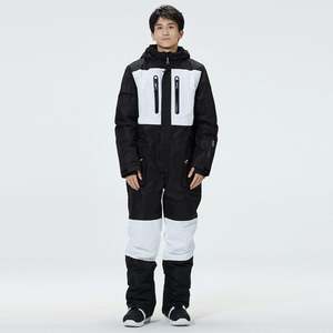 Combinaison de ski une pièce pour homme et femme, combinaison pour snowboard simple ou double, chaude, coupe-vent, imperméable, pantalon de ski - Product Image 3