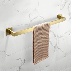 Porte-serviettes mural de style américain pour salle de bain, toilettes, cuisine, barre de suspension pour serviettes de toilette - Product Image 6