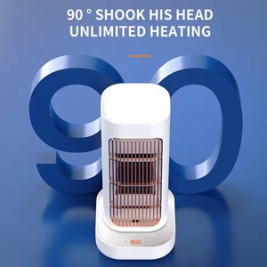 Ventilateur chauffant électrique de bureau pour la maison, ventilateur de chauffage rapide PTC, 2 vitesses, silencieux, chauffage d'hiver, souffleur d'air chaud, chauffe-mains et -pieds portable - Product Image 5