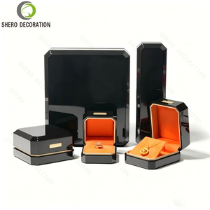 Custom Logo Magnetic <b>Jewelry</b> <b>Packaging</b> Box Simple PU Leather Customizable Color Size for Men's <b>Jewelry</b> Brands - Product Image 5