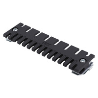 Connecteur de borne pour l'organisation et la fixation des câbles sur les panneaux de commande des machines ou les chaînes porte-câbles - Acier 600V