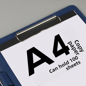 คลิปหนีบเอกสารแนวตั้ง สำหรับผู้จัดการธุรกิจ สำนักงาน แฟ้มสัญญา สมุดบันทึก วัสดุหนัง PU - Product Image 2