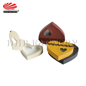 Hộp Quà Tặng Bao Bì Sô Cô La Hình Trái Tim Độc Đáo Cứng Nhắc Logo Theo Yêu Cầu Của Nhà Máy Bán Sỉ - Product Image 4