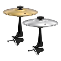 Car Cymbal Drum Air Vent, Mini Metal Drum Crash Cymbal for Car Dashboard,Musical Car Accessory for Music Lovers