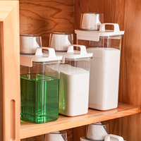 Boîte de mesure de poudre ZICHEN FACTORY, boîte hermétique pour lessive en poudre, organisateur de détergent à lessive, récipient de stockage alimentaire COMMERCIAL