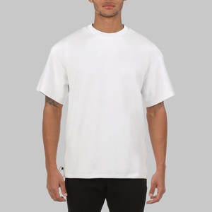 Camiseta Lisa de Algodón de Lujo al por Mayor, Camiseta Corta Unisex de Alta Calidad, Camisetas Oversize para Hombre de Gran Gramaje - Product Image 1