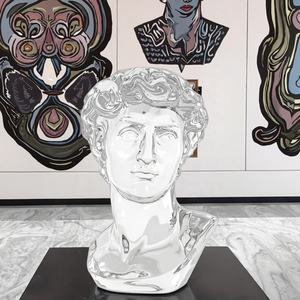 Op maat gemaakte artistieke avatar harsfiguren, handgeschilderd, transparante harsmaterialen, creatieve huisdecoratie sculptuur, ZY merk - Product Image 1