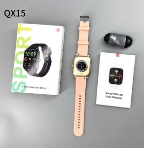 Montre connectée Android QX15 Smart <span class=keywords><strong>Fitness</strong></span> avec écran 1,85 pouces, appels, exercices respiratoires, assistant vocal IA, suivi de la fréquence cardiaque, modes sportifs, IP67 - Product Image 3