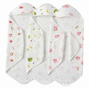 Serviette de bain pour bébé avec capuche, peignoir en coton à motif animal pour enfants, couverture - Product Image 2