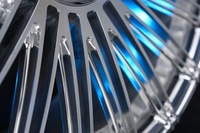 Nouvelles jantes en alliage d'aluminium forgé de luxe 5x114.3, processus 3D personnalisé, finition chromée polie miroir, tailles personnalisées 17-18 pouces