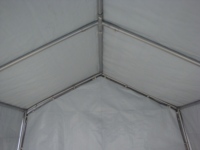 Carpa de Fiesta Gris Impermeable de PVC de Alto Rendimiento de 180 g, Garaje Portátil, Cochera para Estacionamiento y Protección de Vehículos