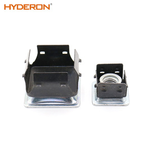 Hyderon Square Tube Connector Steel Furniture <b>Hardware</b> Support Bracket With Tray Mounting Base - Product Image 1