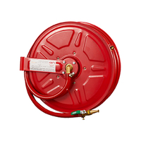 Enrouleur de tuyau d'incendie KOXY 20m/25m pour équipement de lutte contre l'incendie, construction en caoutchouc durable et en fonte, pression de fonctionnement de 0,8 à 1,6 MPa