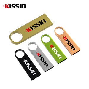 Kissin แฟลชไดรฟ์2.0 128GB <span class=keywords><strong>64</strong></span> <span class=keywords><strong>GB</strong></span> 32GB 16GB 8GB pendrive เปลือกโลหะพลาสติกเมมโมรี่สติ๊กมินิ USB - Product Image 1