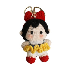 Nuevo Colgante de Muñeca Princesa Tejida a Mano de Ganchillo, Lindo Llavero Artesanal, Adorno, Regalo - Product Image 5