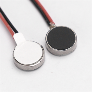 1234 tipo moneda Micro <span class=keywords><strong>Motor</strong></span> 3V <span class=keywords><strong>Motor</strong></span> de CC de vibración plana para instrumento de belleza cepillo de masaje estilo moneda imán permanente hogar inteligente - Product Image 1
