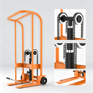 Gerbeur manuel hydraulique compact 1 tonne 2 tonnes, chariot élévateur à palettes réglable pour entrepôt, kit professionnel neuf et populaire - Product Image 3