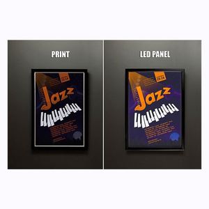 Customized LED Business Sign A1 A2 <b>A3</b> A4 Cinema Poster <b>Frame</b> Illuminated LED Light Box Ultra Thin Light Box - Product Image 2