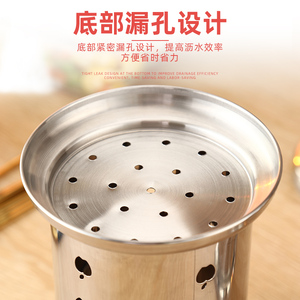 Support à baguettes en acier inoxydable, égouttoir rond à séchage rapide, boîte de rangement ménagère pour couverts - Product Image 5