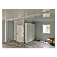 Kit modulaire pliable à faible coût, maison mobile préfabriquée de 20 pieds, 2 chambres, conteneur habitable, structure de maison conteneur à vendre