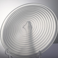 Lentille japonaise solaire de forme ronde, fresque solaire