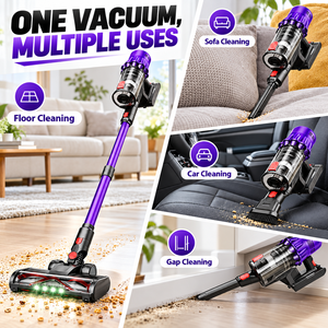 OEM ODM 40KPa 650W 250AW Cordless Stick Vacuum Cleaner Brushless Motor LED Display for Home <b>Carpet</b> Pet Hair Cleaning Best Price - Product Image 5