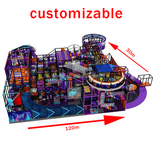 Nouvel équipement de jeu intérieur commercial pour enfants, thème jungle, design populaire, aire de jeux souple pour bébés et enfants, ensemble de jeux amusants pour sauter - Product Image 4