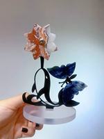 En gros, Ornement éolienne en cristal gaufré, Cristaux énergétiques, Style Amour et Guérison, Décoration intérieure pour la divination
