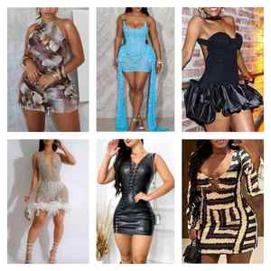 Vêtements pour femmes en gros, mode 2025, prix réduits, lots de vêtements d'occasion, robes d'été sexy et décontractées, liquidation d'inventaire, envoi aléatoire - Product Image 3