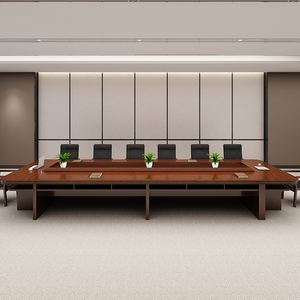 2024 hiện đại nội thất văn phòng bằng gỗ văn phòng hội nghị bảng với gỗ Gụ cho văn phòng phòng họp - Product Image 5