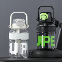 Bouteille d'eau de sport personnalisée grande capacité sans BPA en Tritan avec paille et poignée – Tendance et personnalisable en usine