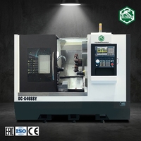Torno CNC de Doble Husillo DTDS46-36 con Certificación CE, Fanuc/GSK, Alta Precisión, Base de Hierro Fundido Sólido, Mecanizado de Piezas de Precisión