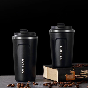<span class=keywords><strong>Termo</strong></span> de café de doble pared 18/8, taza de café de acero inoxidable con aislamiento al vacío, venta al por mayor, 12/17oz - Product Image 3