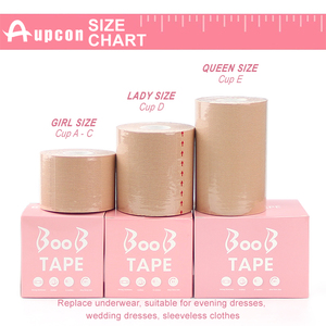 Cinta Adhesiva de Algodón Aupcon para Senos, Cinta para Senos en Caja Personalizada, Cinta para Senos de Talla Grande para Mujeres con Senos Grandes - Product Image 4
