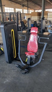 <span class=keywords><strong>Machine</strong></span> de musculation commerciale pour presse pectorale assise, équipement d'entraînement réglable pour la force du haut du corps en salle de sport - Product Image 6