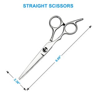 Tijeras de Peluquería Profesionales de Acero de 6 Pulgadas con Rosca de Bola para Cortar el Cabello - Product Image 2