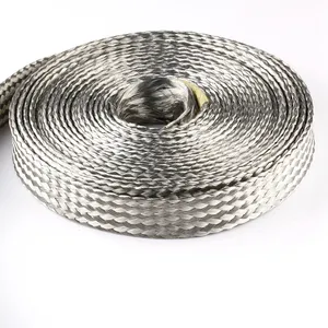 High Quality Flat Tinned Copper Braided Shielding Sleeving