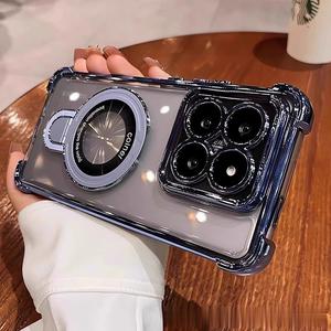 Custodia per Telefono Antiurto con Supporto Magnetico per <span class=keywords><strong>Xiaomi</strong></span> 15 <span class=keywords><strong>Pro</strong></span> 15 Ultra 14 <span class=keywords><strong>13</strong></span> <span class=keywords><strong>Cover</strong></span> Trasparente per Redmi Note 15 14 - Product Image 6