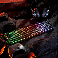 Redragon K521 Upgrade Rainbow LED Clavier de jeu filaire Anti-Ghosting Clavier de jeu filaire