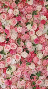 Golden Supplier Rose Artificial Flowers Wedding Navy Blue and Blush Pink Flower Ball Centerpiece