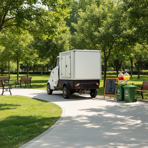 Triciclo de Carga Eléctrico EEC, Superventas en China 2026 |   Motor de 4000W, Alcance de 90 km, Carga de 100-200 kg |   Logística de Cuerpo Cerrado para Uso Agrícola - Product Image 4