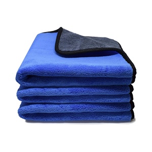 Chiffon en microfibre de corail 400-800 g/m² tricoté pour l'entretien automobile, serviette absorbante à séchage rapide pour le nettoyage de la voiture - Product Image 1