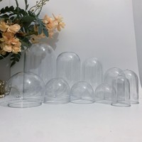 Miico VE-10 Boîte de rangement transparente en acrylique anti-poussière pour collection, vitrine et comptoir